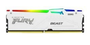 KINGSTON DIMM DDR5 16GB 6000MT/s CL36 FURY Beast RGB Bílá EXPO