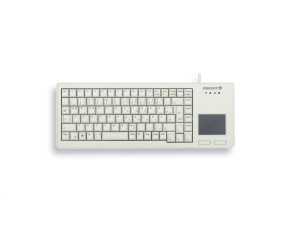 CHERRY klávesnice G84-5500, touchpad, ultralehká, USB, EU, šedá