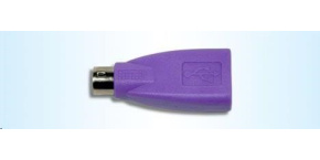 CHERRY adaptér USB na PS/2, fialová