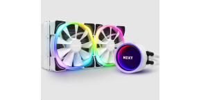 NZXT vodní chladič Kraken X53 RGB / 2x 120mm fan / LGA 2066/2011(-3)/1366/1156/1155/1151/1150/AM4 / bílá