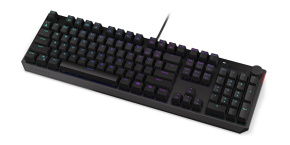 Endorfy herní klávesnice Thock Blue / drátová / blue switch / mechanická / US layout / černá RGB