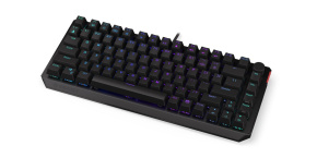 Endorfy herní klávesnice Thock 75% Red/ drátová / USB / red switch / mechanická / CZ layout / černá RGB