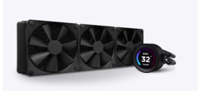 BAZAR - NZXT vodní chladič Kraken 360 ELITE / 3x120mm fan / LCD disp. / 6 let / LGA1851 / AM5 - Poškozený obal (Komplet)