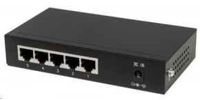 Intellinet 5-port Gigabit PoE Switch, 4x GbE PoE+, 1x GbE, PoE 60W, fanless