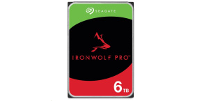 SEAGATE HDD 6TB IRONWOLF PRO (NAS), 3.5", SATAIII, 7200 RPM, Cache 256MB