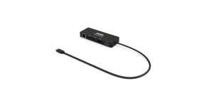 PORT dokovací stanice 5v1 ,LAN, HDMI, VGA, USB-C PD 3.0 85W, USB-A