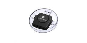 Viking OTG čtečka paměťových karet SD a Micro SD 4v1 s koncovkou APPLE Lightning / Micro USB / USB 3.0 / USB-C, černá