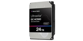 Western Digital Ultrastar® HDD 24TB (WUH722424ALE6L4) DC HC580 3.5in 26.1MM 512MB 7200RPM SATA 512E SE