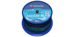 VERBATIM CD-R(50-Pack)Spindle/Crystal/DLP/52x/700MB