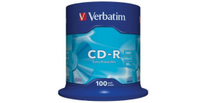 VERBATIM CD-R(100-Pack)Spindle/EP/DL/52x/700MB