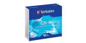 VERBATIM CD-R(10-Pack)Slim/ExtraProtection/DL/52x/700MB