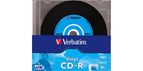 VERBATIM CD-R(10-Pack)Slim/Vinyl/DLP/52x/700MB