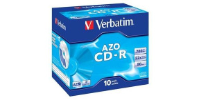 VERBATIM CD-R(10-Pack)Jewel/Crystal/DLP/52x/700MB