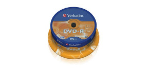 VERBATIM DVD-R(25-Pack)Spindle/General Retail/16x/4.7GB