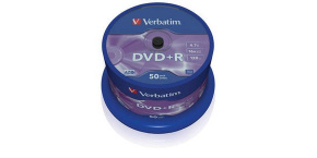 VERBATIM DVD+R(50-Pack)Spindle/General Retail/16x/4.7GB