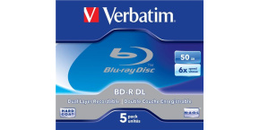 VERBATIM BD-R(5-pack)/DualLayer/Jewel/6X/50GB