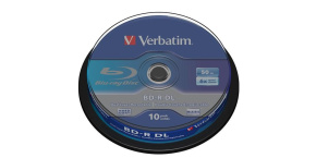 VERBATIM BD-R(10-pack)/DualLayer/spindle/6X/50GB