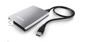 VERBATIM Externí HDD 1TB Store 'n' Go USB 3.0 , stříbrný