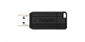 VERBATIM Flash Disk 64GB USB 2.0 Store 'n' Go PinStripe, černá