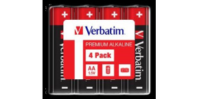 VERBATIM Alkalické baterie AA, 4 Pack - Shrink