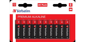 VERBATIM  Alkalická Baterie AA 20 Pack / LR6