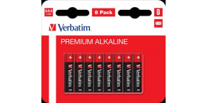 VERBATIM Alkalické baterie AAA, 8 PACK , LR03