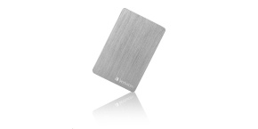 VERBATIM Externí HDD 2TB Store 'n' Go ALU Slim Portable Hard Drive USB 3.2, Silver