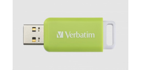 VERBATIM Flash Disk 32GB DataBar USB 2.0 Drive, zelená