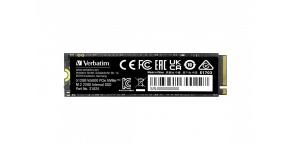 VERBATIM SSD Vi5000 Internal PCIe NVMe M.2 SSD 512GB , W2500/ R 5000 MB/s