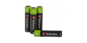 VERBATIM Nabíjecí baterie AAA Premium 4-Pack 950mAh HR03