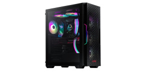 ADATA XPG case STARKER AIR Mid-Tower, bez zdroje, 1x 120mm + 1x 120mm ARGB, Černá