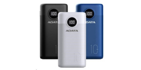 ADATA PowerBank AP10000 - externí baterie pro mobil/tablet 10000mAh, bílá (37Wh) USB-C