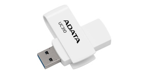 ADATA Flash Disk 128GB UC310, USB 3.2, bílá