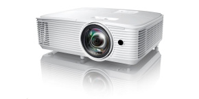 Optoma projektor H117ST  (DLP, FULL 3D, WXGA, 3 800 ANSI, HDMI, VGA, RS232, 10W speaker)