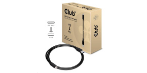 Club3D Kabel USB 3.1 typ C na USB 3.1 typ A, 10Gbps Power Delivery 60W (M/M), 1m