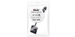 Club3D Adaptér aktivní DisplayPort 1.2 na HDMI 2.0 4K60Hz UHD, 20cm