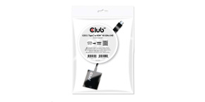 Club3D Adaptér aktivní USB 3.1 typ C na HDMI 2.0 UHD 4K60Hz HDR, 17cm