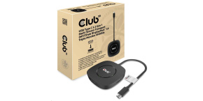 Club3D Video hub MST (Multi Stream Transport) USB-C 3.2 Gen1 na 3x DisplayPort 1.4 4K60Hz