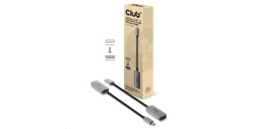 Club3D Adaptér aktivní USB-C na DisplayPort 1.4, 8K60Hz DSC1.2 HDR HBR3