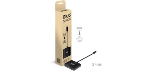 Club3D Video hub MST (Multi Stream Transport) USB-C 3.2 na HDMI 2.0, Dual Monitor 4K60Hz