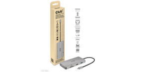 Club3D hub USB-C, 9-in-1 hub s HDMI, VGA, 2x USB Gen1 Type-A, RJ45, 100W PD