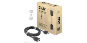 Club3D kabel oboustranný VGA, M/M, 28AWG, 3m