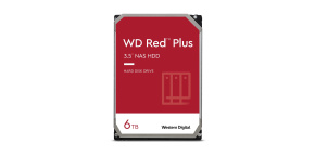 WD RED PLUS NAS WD60EFPX 6TB, SATA III 3.5", 256MB 5400RPM, 180MB/s, CMR