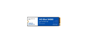 WD BLUE SSD NVMe 250GB PCIe SN580,Gen4 , (R:4000, W:2000MB/s)