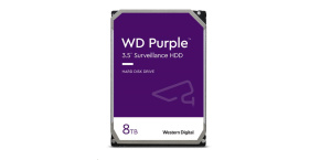 WD PURPLE WD85PURZ 8TB, SATA III 3.5", 256MB 5640RPM, 215MB/s, Low Noise, CMR