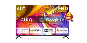 CHiQ L40H7G TV 40", FHD, smart, Google TV, dbx-tv, Dolby Audio, Frameless