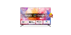 CHiQ U50QM8E TV 50", UHD, QLED, smart, Google TV, dbx-tv, Dolby Audio, Frameless