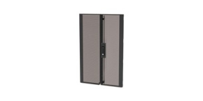 APC NetShelter SX Colocation 20U 600mm Wide Perforated Split Doors Black