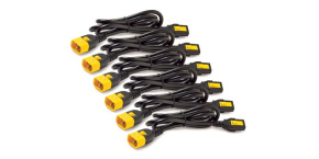 APC Power Cord Kit (6 ks), Locking, C13 to C14, 0.6m