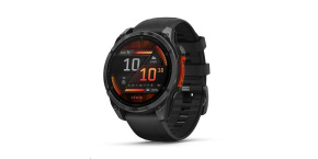 Garmin fenix® 8 – 51 mm, AMOLED, Slate grey a Černý silikonový řemínek